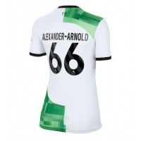 Fotbalové Dres Liverpool Alexander-Arnold #66 Dámské Venkovní 2023-24 Krátký Rukáv
